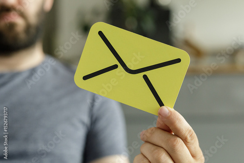 Stock photo of a person hol...