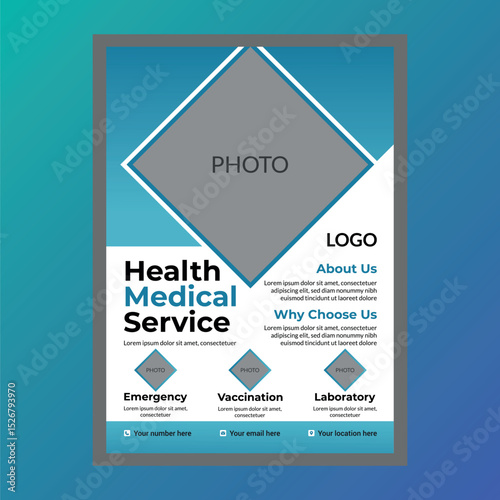 Health Medical Flyer Design Template