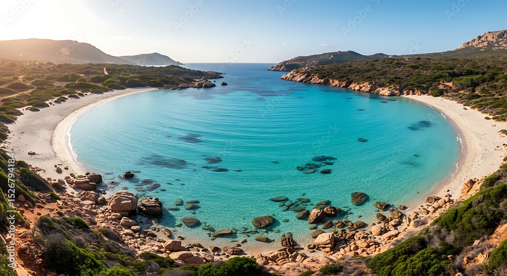 Fototapeta premium Spiaggia del Principe Beach, Sardinia