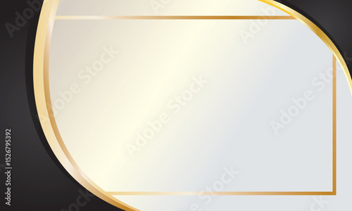 Luxury black gold certificate design background