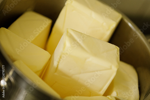 Close-up of several blocks ...