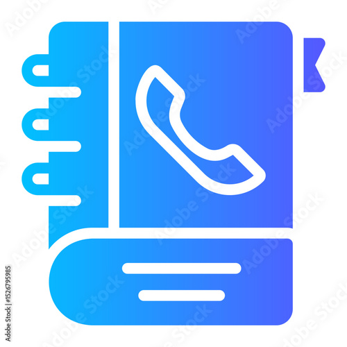 contact book gradient icon