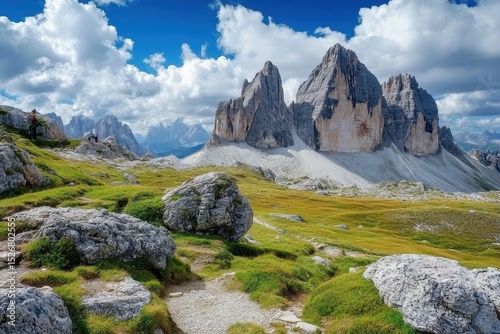 Explore the breathtaking landscapes of Tre Cime National Nature Park in the Dolomites Alps, National Nature Park Tre Cime In the Dolomites Alps Beautiful nature of Italy