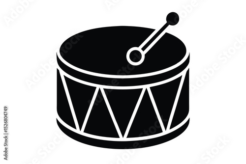 drum isolated on white