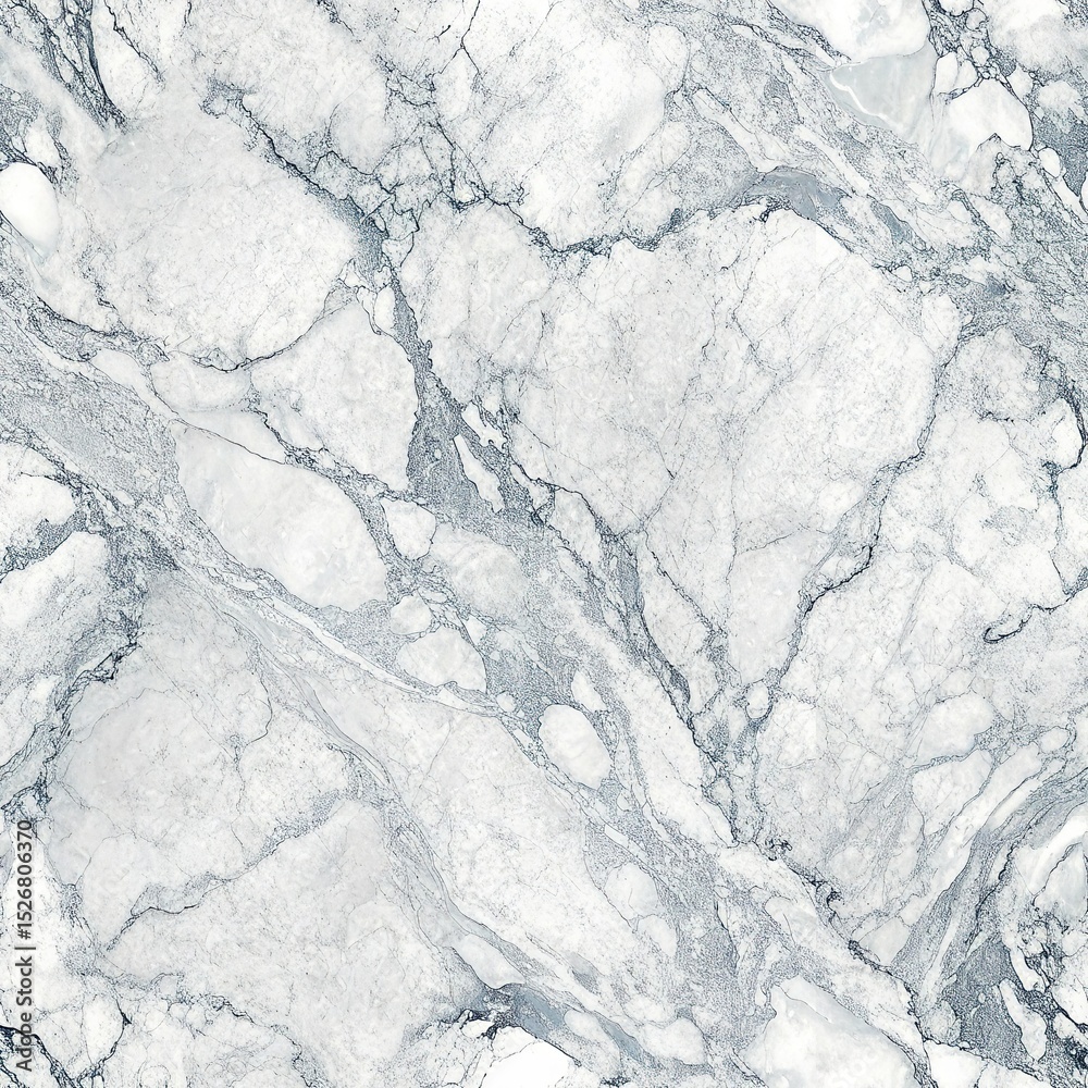 Fototapeta premium White marble texture background with gray veining pattern, natural stone surface for luxury interior design