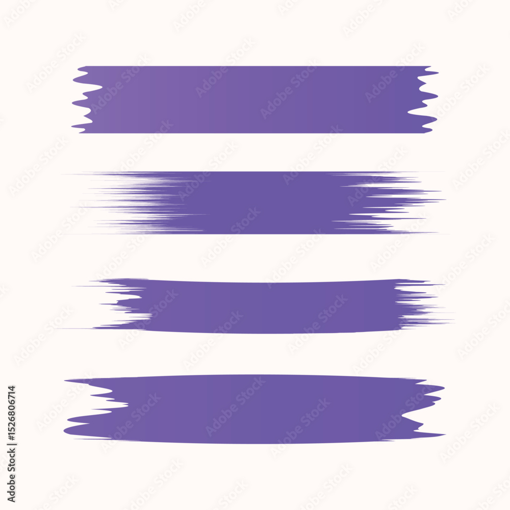 Fototapeta premium Vector Editable Stroke for download | Paint brush Stroke Royalty free