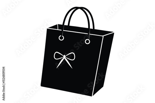 shopping bag isolated on white