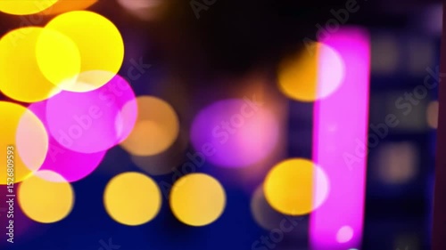 Abstract City Lights: Night Bokeh Photography