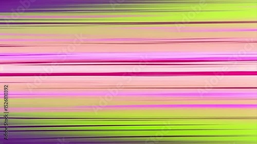 Vibrant Horizontal Stripes Abstract Art