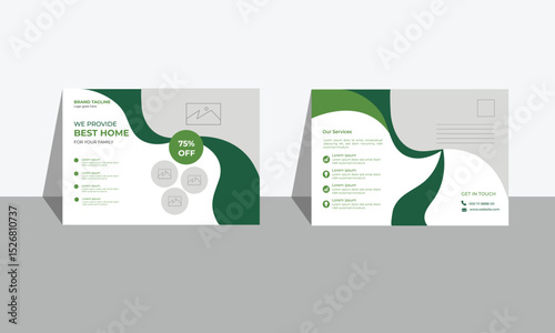 postcard design template
