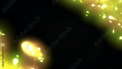 Glowing Particles Abstract Background