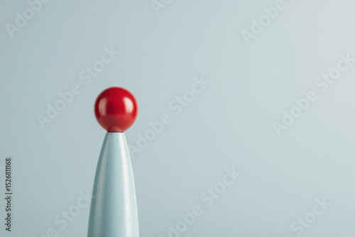 minimalist depiction of paintball puppet on clean background emphasizing its ultrabright colors and texture