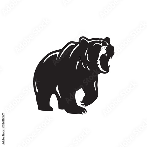 Roaring Grizzly Bear A Powerful Symbol of Untamed Wilderness