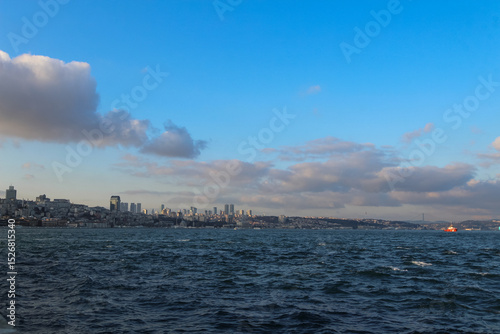 Golden Hour in Istanbul: Bosphorus Strait & Cityscape photo