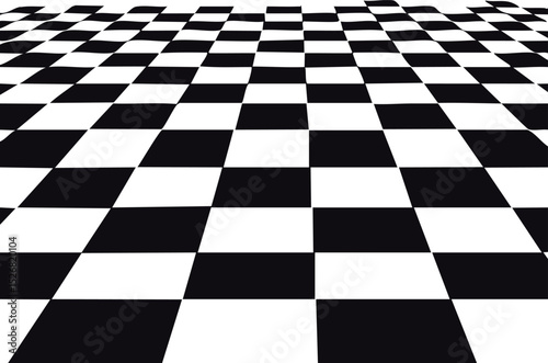 Checkerboard Pattern Silhouette Vector | Geometric Black Vector Art Illustration for Design Use