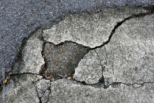 cracked asphalt texture