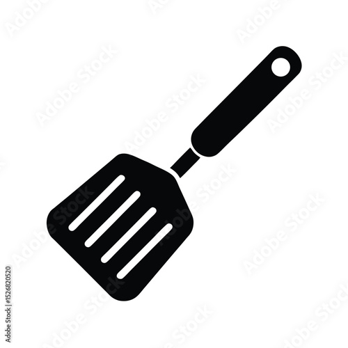 Outdoor Cooking Spatula Icon Vector Illustration