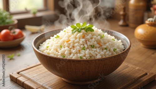 Steaming Bowl of Rice: A Delicious and Comforting Culinary Delight