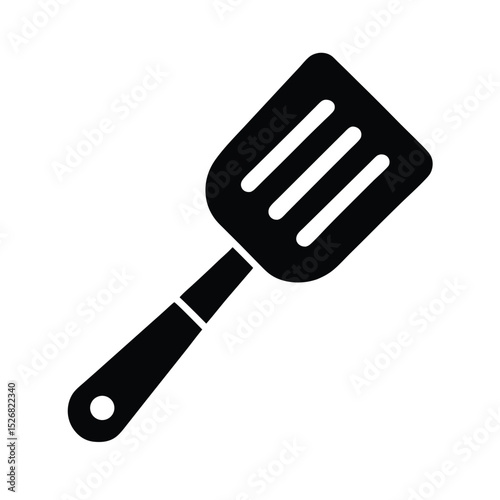 Portable Folding Spatula Icon Vector Illustration
