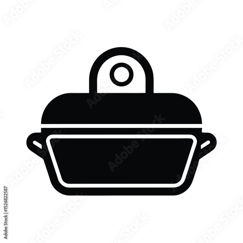 Portable Meal Warmer Icon Vector Illustration