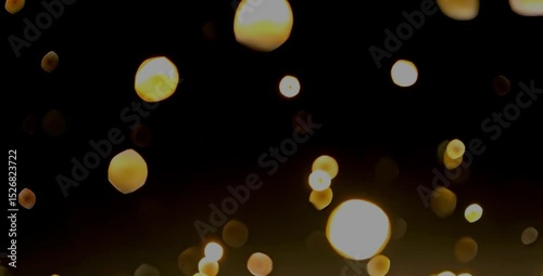 A seamless loop of abstract light particles moving gracefully through a dark, ethereal space. Soft, dreamy bokeh effect.
Ideal for background or overlay. 4K, slow motion, calming atmosphere.