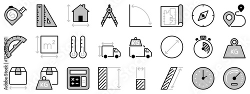 Icons in two tones about personal growth