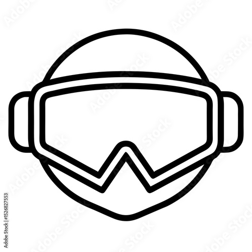 vector illustration of a helmet