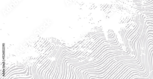 Elegant White and Grey Topographic Pattern with Distressed Details, a Versatile Design for Modern Creative Projects and Subtle Backgrounds, Contemporary Art Texture