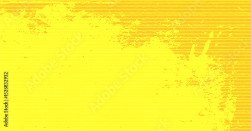 Vibrant Yellow Textured Background with Horizontal Lines and Distressed Edges Creates an Energetic Retro Vibe for Creative Projects and Modern Designs