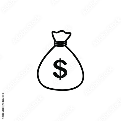 bag with dollar