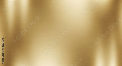 Gold metal texture with polished glossy surface and reflective background