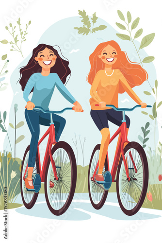 Joyful Summer Bike Ride