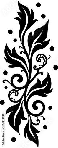  Ornate Damask Flourish vector design