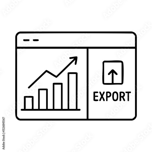 Export business data from analytics dashboard