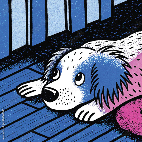 blue cat on the roof