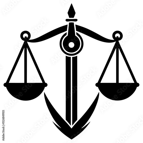 Scales of justice law legal symbol icon