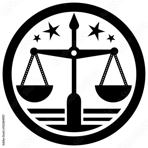 Scales of justice law legal balance symbol icon