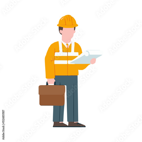 illustration design of an electrical engineer