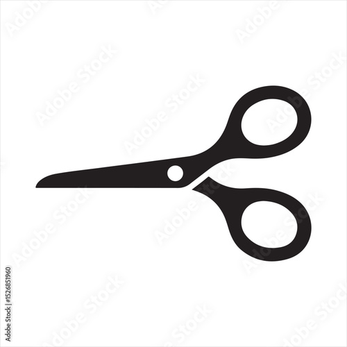 scissors icon vector on white background.