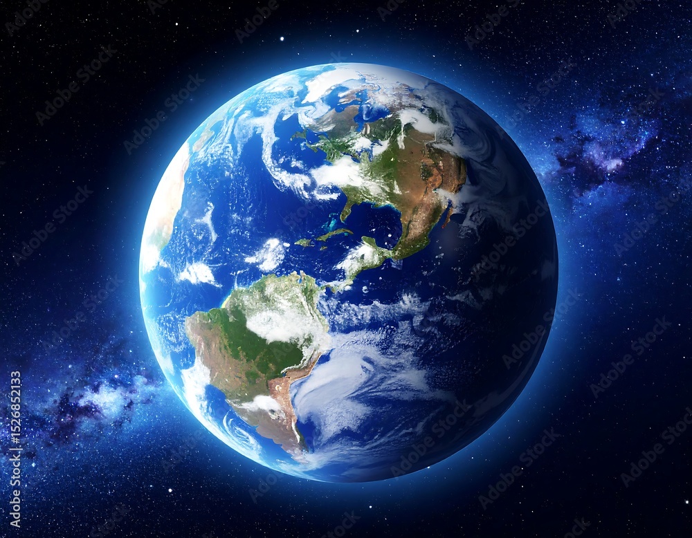 Obraz premium Earth in space