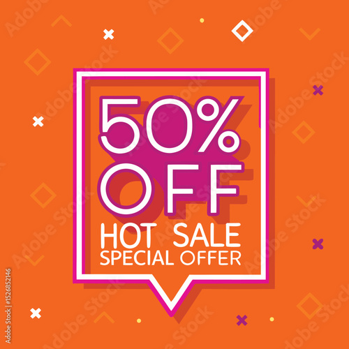 Set of Sale tags or banners, special offer headers, discount stickers. Vector elements for website design