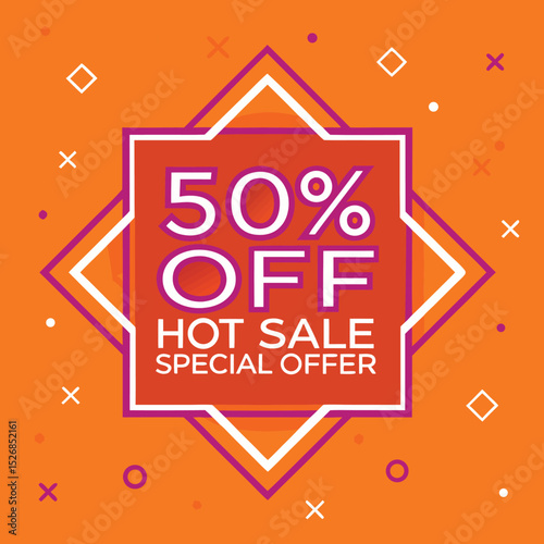 Set of Sale tags or banners, special offer headers, discount stickers. Vector elements for website design