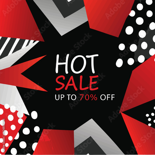 Set of Sale tags or banners, special offer headers, discount stickers. Vector elements for website design