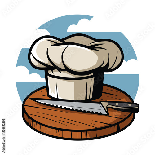 vector icons cooking food chef hat include a pizza slice, a sushi roll, spaghetti and meatballs, a curry bowl burger , fish 
