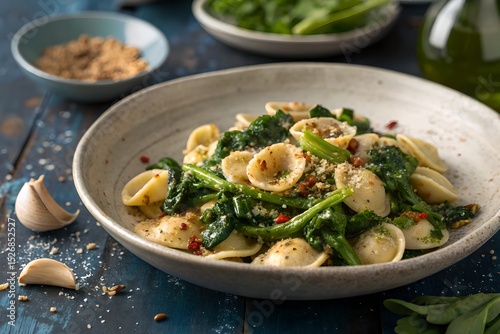 Orecchiette con Cime di Rapa – Southern Italian Pasta with Turnip Greens and Garlic