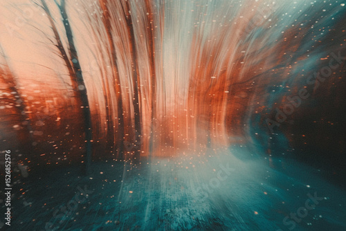 Mystical Forest Blur — Dreamy Abstract Nature Representation

