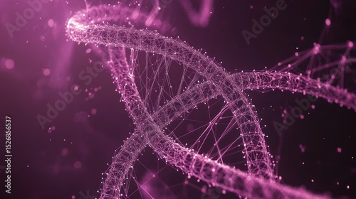 DNA helix, abstract representation