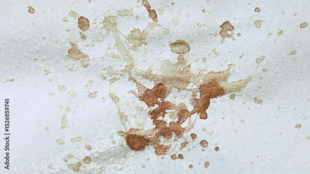 Forensic test for the identification of bloodstains with hydrogen peroxide
