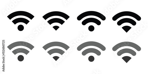 Wifi icon. Free wifi sign isolated icon. wi-fi network linear icon. Vector illustration. EPS 10