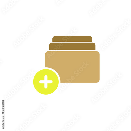 Add file icon, vector illustration, symbol, design logo template picture, for ui or ux isolated on white for mobile app, editable